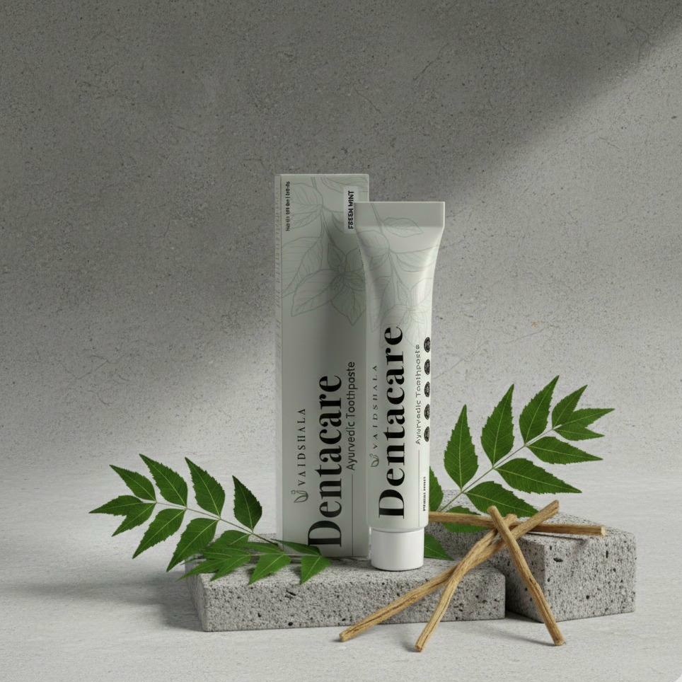 Vaidshala Dentacare Toothpaste with neem leaves