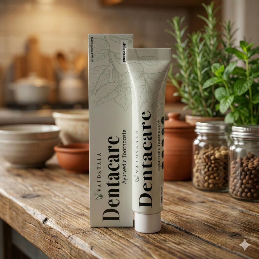 Vaidshala Dentacare Combo Pack - toothpaste and toothpowder bundle